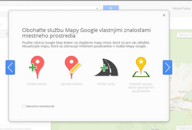 Vylepšite Google Mapy